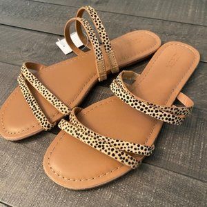NWT JCrew Leopard Sandals